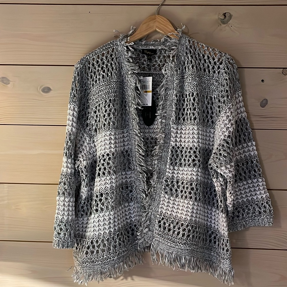 NWT Cupio woman cardigan sweater 3X